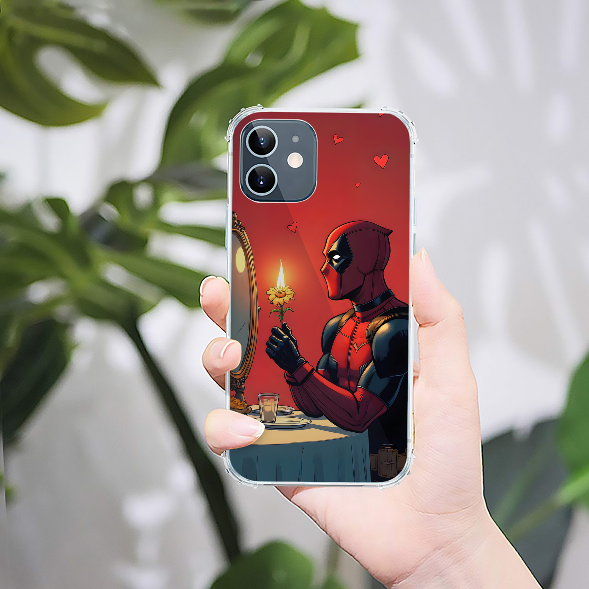 （画像用） Deadpool デッドプール 【iPhone 12シリーズ対応】透明スマホケース（クリアソフトケース）